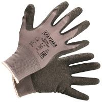 Перчатки ULT650 нейлоновые с латексным текстурированным покрытием | ULTIMA от Arbostuff.ru