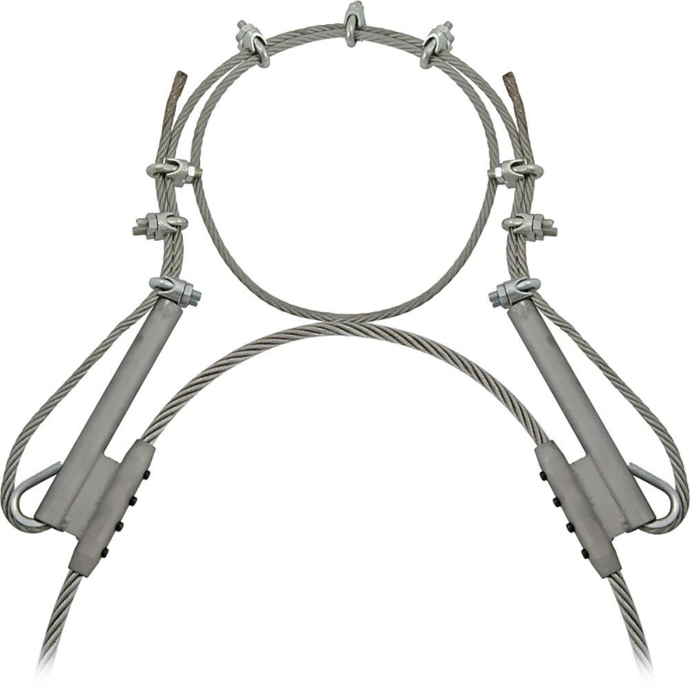 Картинка Шарнирная консоль обхода с муфтой удерживающей для систем непрерывной страховки Калибер (с трубкой под трос) Krok от arbostuff.ru Шарнирная консоль обхода с муфтой удерживающей для систем непрерывной страховки Калибер (с трубкой под трос) Krok