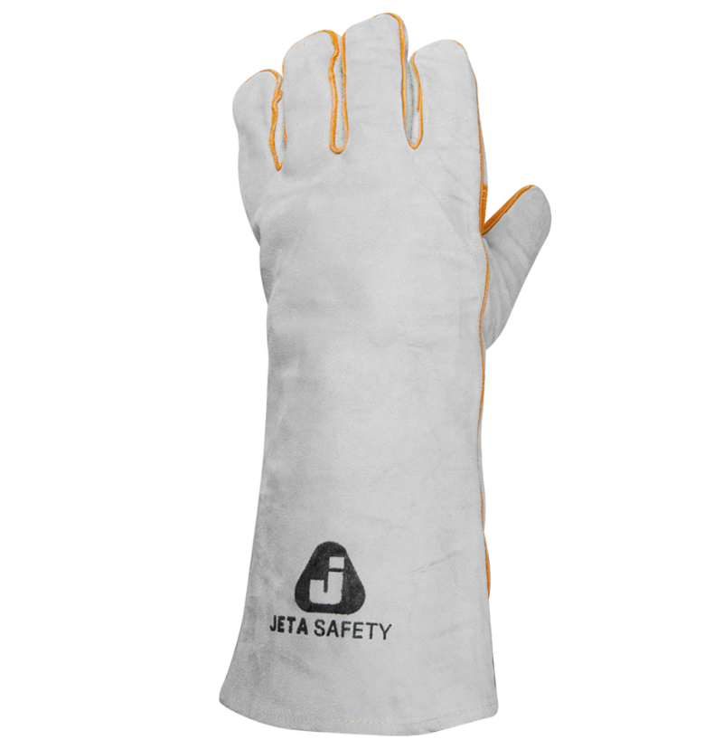 Удлиненные сварочные краги с флисовой подкладкой JWK1401 (XL) | Jeta Safety от Arbostuff.ru