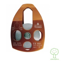 Картинка Одинарный блок-ролик TC005 Delta Plus от arbostuff.ru Одинарный блок-ролик TC005 Delta Plus