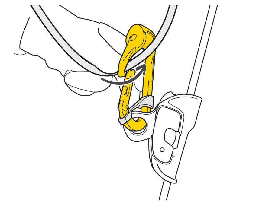 Карабин с роликом ROLLCLIP A | Petzl
