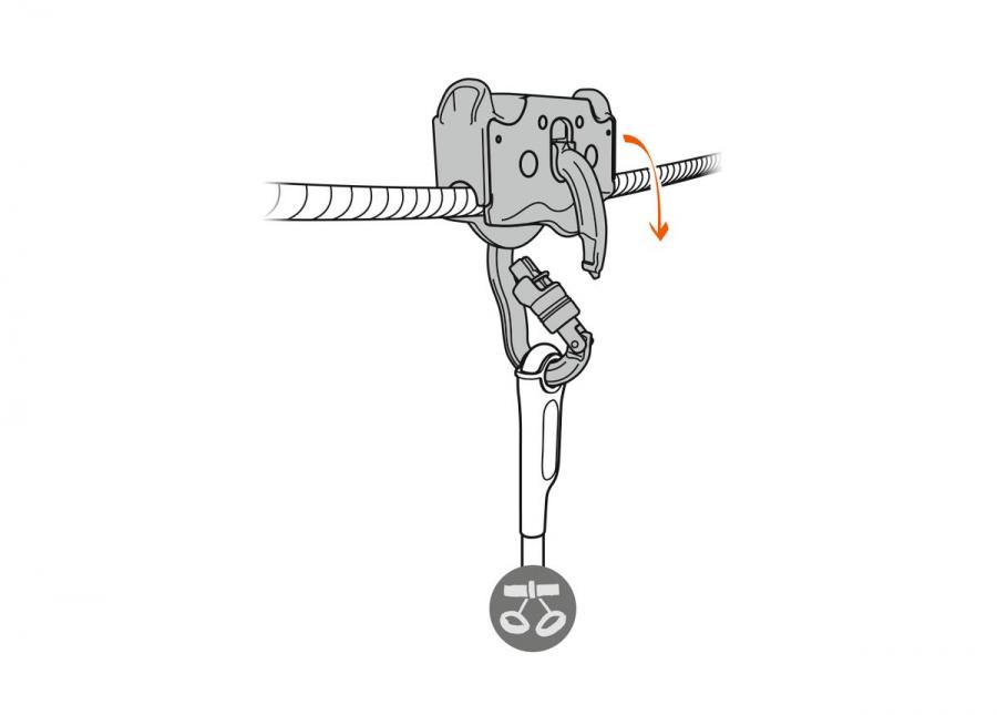 Карабин с роликом TRAC GUIDE LT | Petzl
